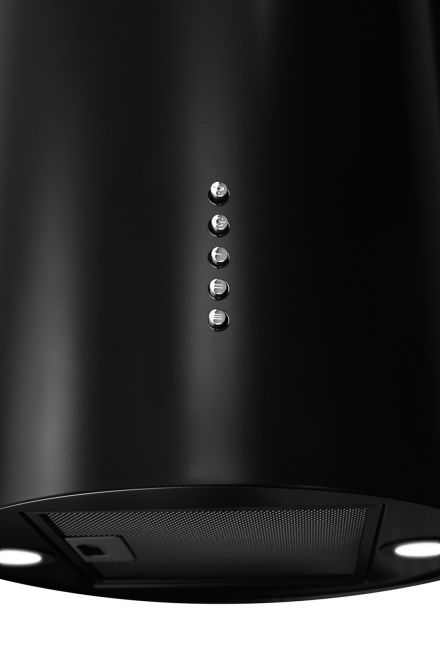 Frihängande köksfläkt Cylindro Eco Black Matt - Svart matt - zdjęcie produktu 7