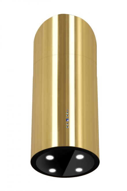 Frihängande köksfläkt Tubo Royal Gold - Guld - produktbild 6