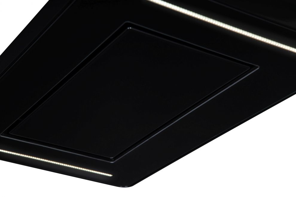Takintegrerad köksfläkt Decor CR Black - Svart matt - produktbild 10