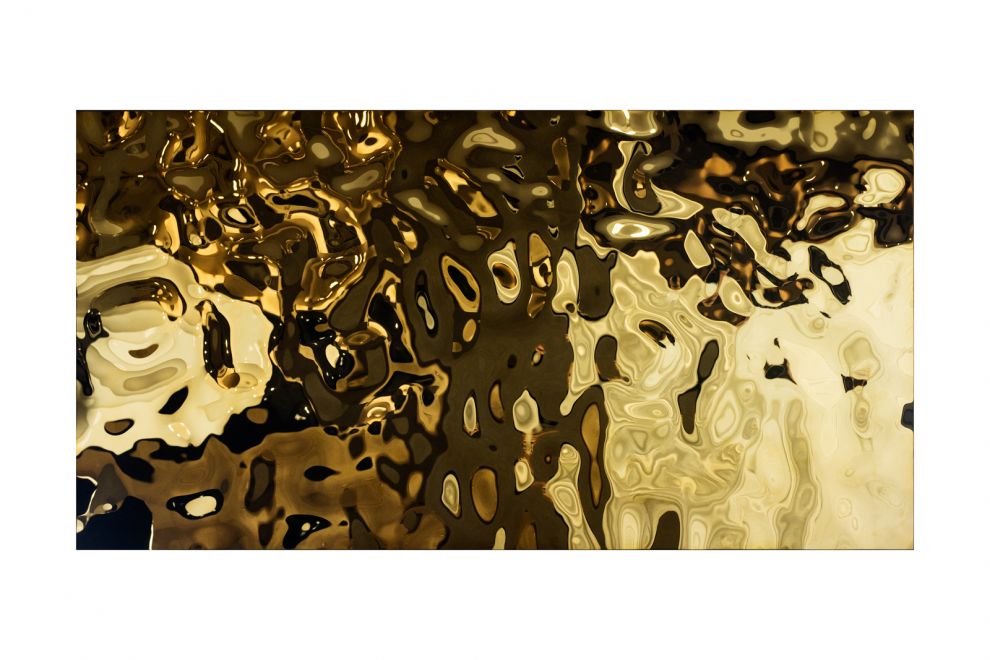 Vägghängd köksfläkt Flexi Wave Gold - Guld - zdjęcie produktu 4