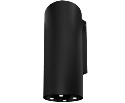 Vägghängd köksfläkt Tubo OR Black Matt Gesture Control - Svart matt - 40 cm
