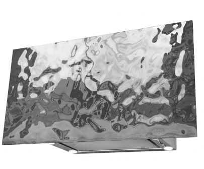 Vägghängd köksfläkt Flexi Wave Silver - 80 cm