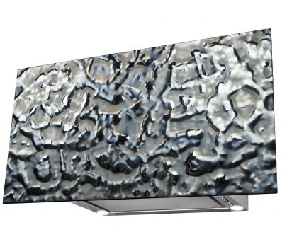 Vägghängd köksfläkt Flexi Frost Silver - 80 cm