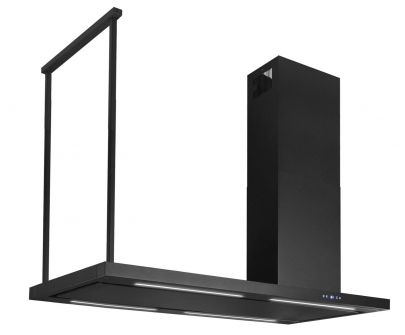 Frihängande köksfläkt Metropolis Black Matt - Svart matt - 120 cm / 150 cm / 180 cm